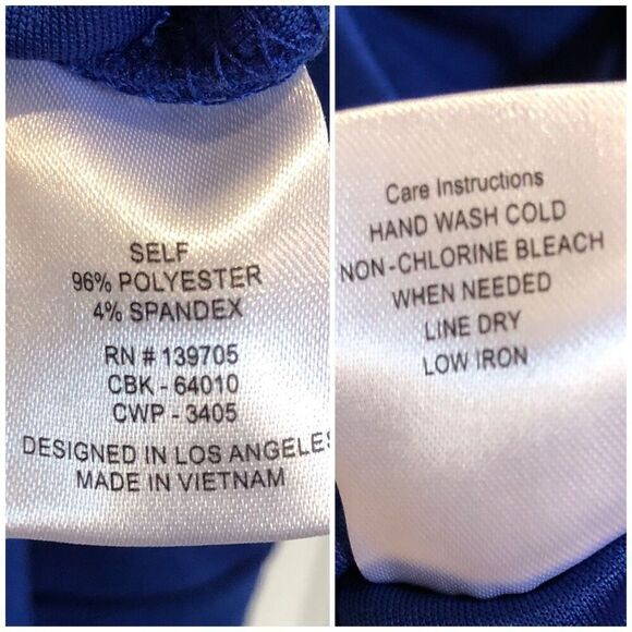 EMERALD SUNDAE - 🎉HP🎉 NWT - L Sz L High-Slit/V-Neck Side Ruched￼ Gown/Royal Blue - Picture 9 of 16